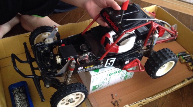 ワイルドワンからTT–01にRCメカ移設